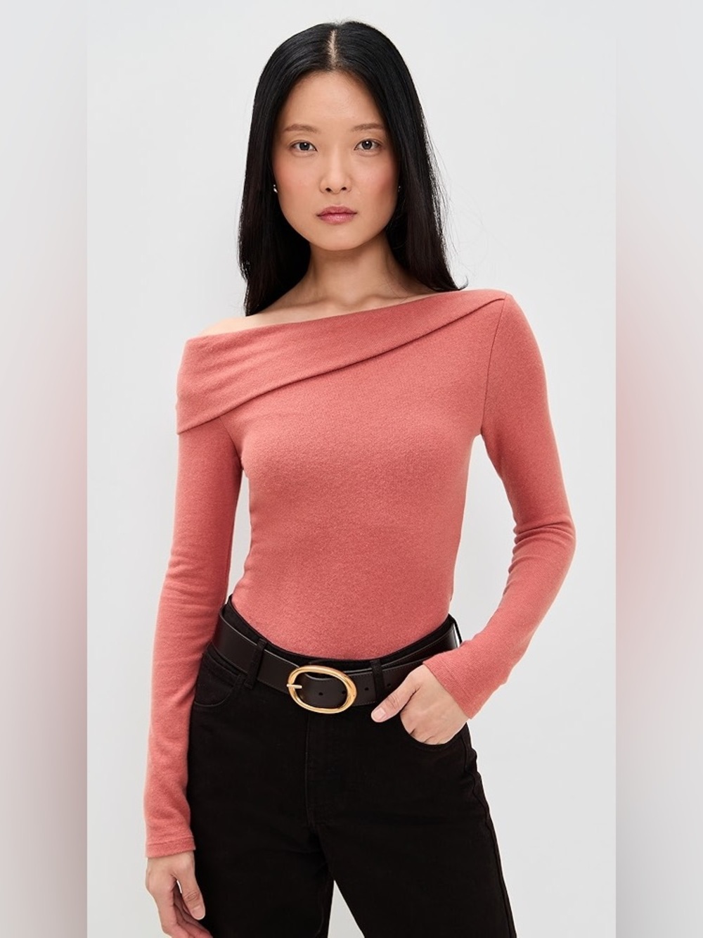 NWT reformation rosewood elio top - size XS
